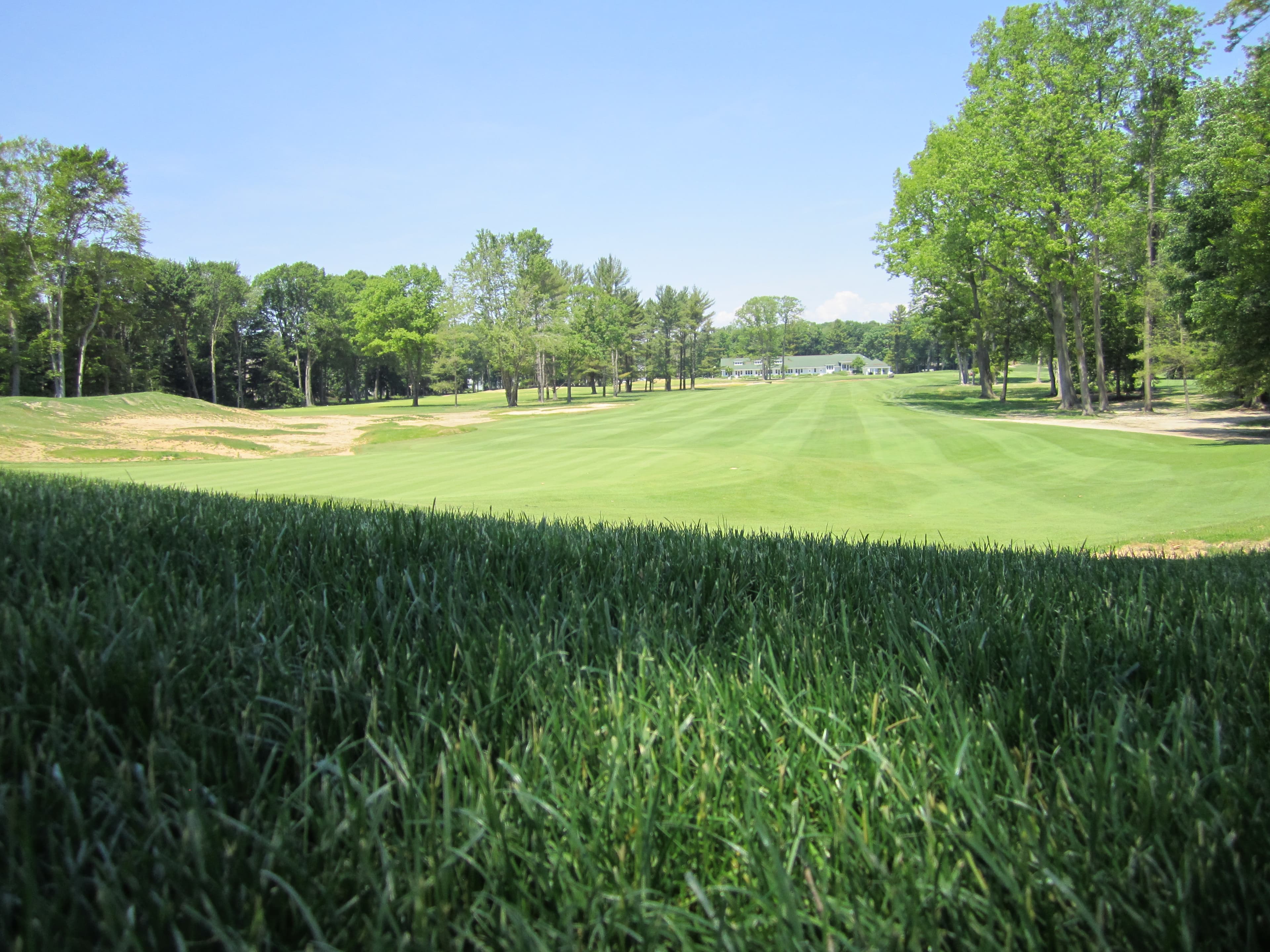 Golf course hydromulching at American Dunes — view 6